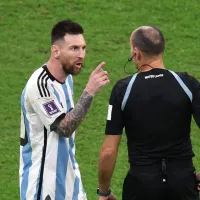 Desgarrador: se retiró el árbitro que enfureció a Messi y Dibu Martínez