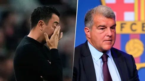 Xavi y Laporta, en distinta sintonía.