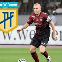 Iniesta reconoció contacto con un club del fútbol argentino