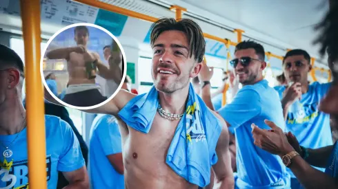 Jack Grealish sigue de festejo por el título en la Champions League. @ManCity