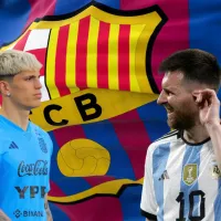 El polémico mensaje del hermano de Garnacho que involucra a Messi