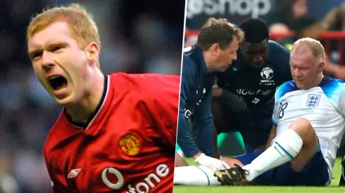 El histórico jugador de 48 años sufrió una grave lesión en el reciente partido realizado en Old Trafford.