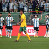 Ante Australia, la Selección Argentina lució su camiseta con los nombres en chino