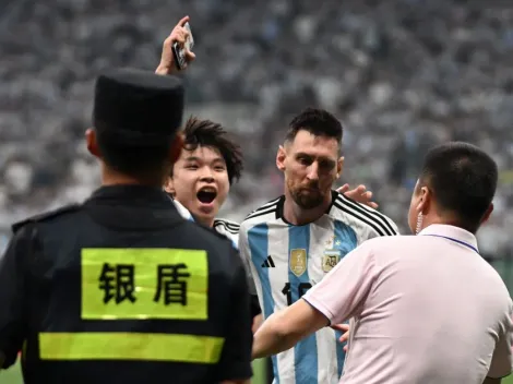 El hincha chino que invadió la cancha explica por qué lo hizo: "Soy un fanático de Messi"