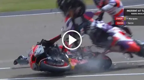 Accidente Marc Marquez Johann Zarco MotoGP Alemania 2023