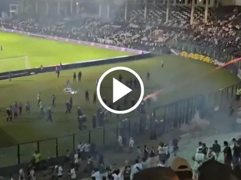 VIDEO | Enfrentamientos entre hinchas de Vasco da Gama y la policía