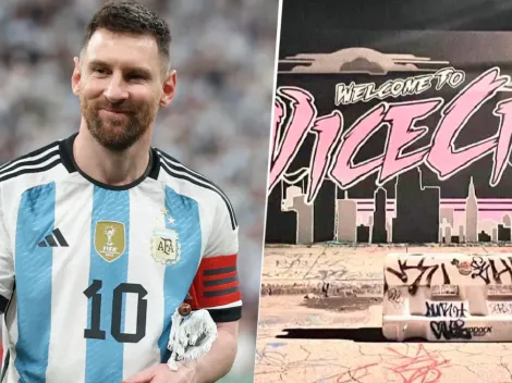 Regalo de Inter Miami: impactante mural a Messi en Wynwood