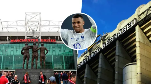 El Manchester United tendría privilegios para negociar por Kylian Mbappé con el PSG. Getty Images.