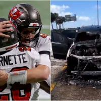Pasó de ser campeón con Tom Brady a casi morir porque se le incendió el auto