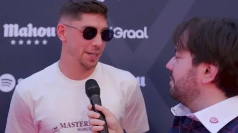 Fede Valverde, en La Velada de Ibai en el Metropolitano.