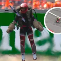 Accidente en la Fórmula 1: falló el traje volador y se estrelló