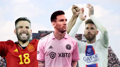 Sergio Ramos y Jordi Alba se sumarían al Inter Miami de Lionel Messi. Getty Images.