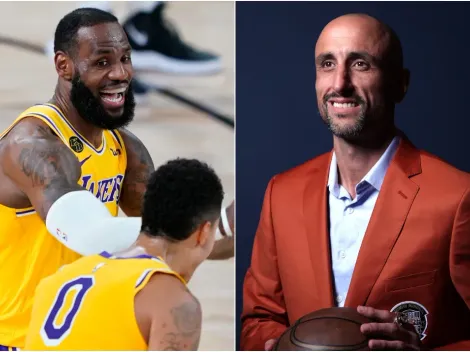 Salió campeón con Lakers y le envió un épico mensaje a Manu Ginóbili
