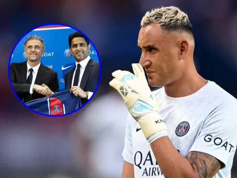 Luis Enrique condiciona el futuro de Keylor Navas
