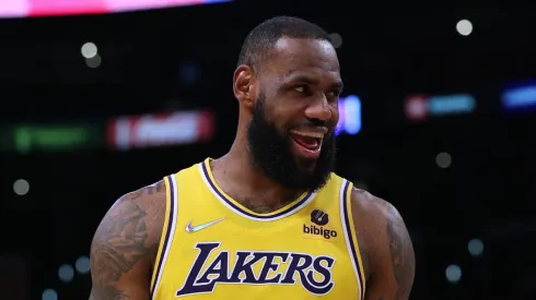LeBron James con Los Angeles Lakers en la NBA.