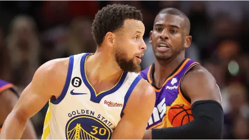 Stephen Curry y Chris Paul