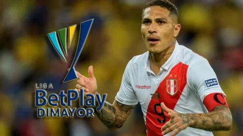 Paolo Guerrero en carpeta de dos gigantes colombianos