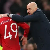 Ten Hag no incluyó a Garnacho para el primer amistoso del United