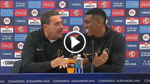 VIDEO | Se puso nervioso ante la prensa y su DT lo calmó de forma épica