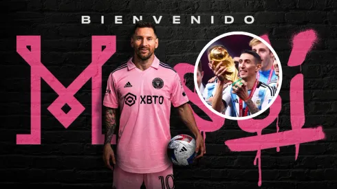 Ángel Di María dio su aprobación a la llegada de Lionel Messi al Inter Miami de la MLS de los Estados Unidos. @InterMiamiCF