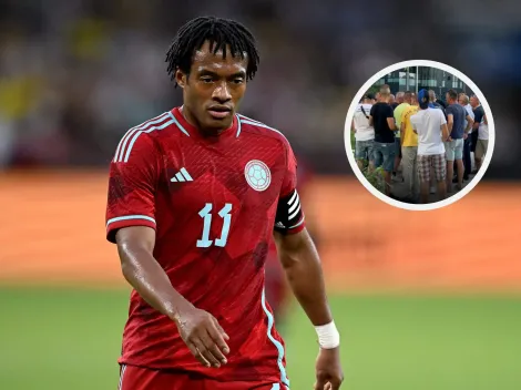 Hinchas de Inter protestan contra el fichaje de Cuadrado