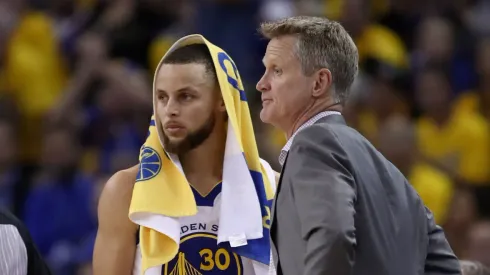 Stephen Curry y Steve Kerr,