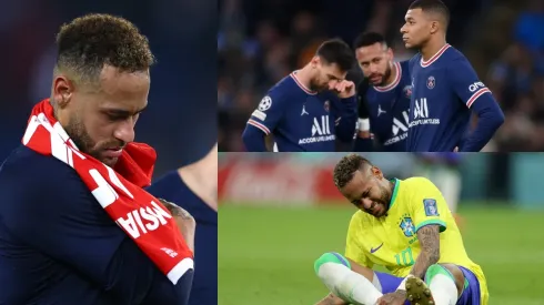 Neymar, Lionel Messi y Kylian Mbappé.