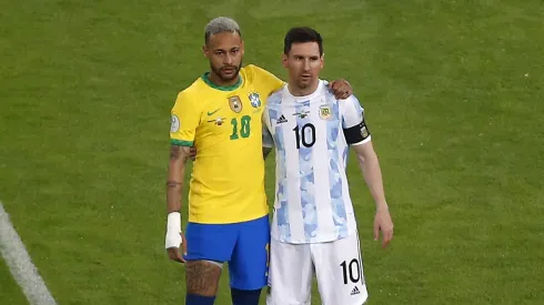 Neymar Júnior reconoció que quería que gane Argentina la Final de la Copa del Mundo de Qatar 2022 por Lionel Messi. Getty Images.