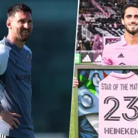 El gesto de Lionel Messi con Leonardo Campana