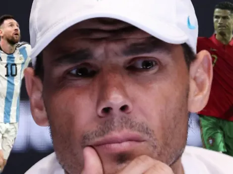 Rafa Nadal eligió entre Messi y CR7