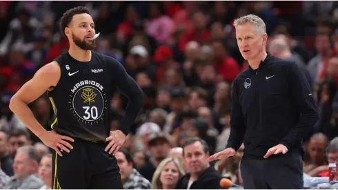 Stephen Curry y Steve Kerr