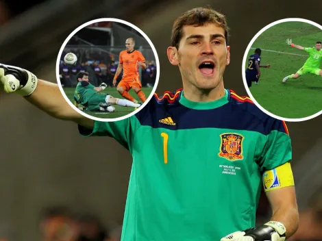 Casillas marcó las diferencias entre su tapada a Robben y la del Dibu a Kolo Muani