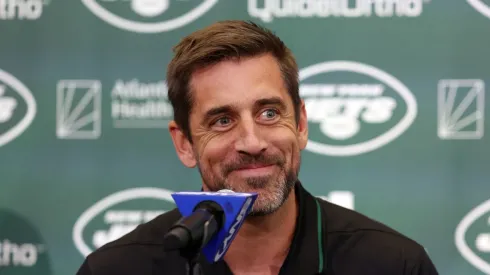 Aaron Rodgers, quarterback de New York Jets en la NFL.