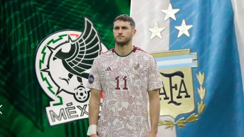 Santiago Giménez desató una nueva comparación de México con Argentina. Getty Images.