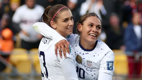 Alex Morgan y Trinity Rodman.