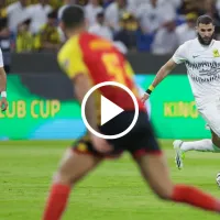Bombazo a distancia: golazo de Benzema en su debut en Al-Ittihad