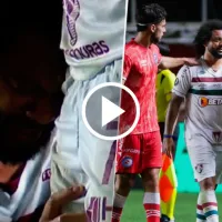 Escalofriante lesión y desconsuelo: el pisotón de Marcelo a Luciano Sánchez