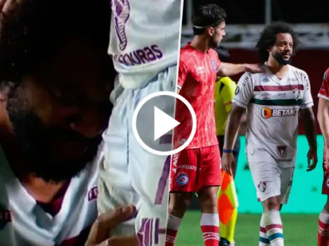 Escalofriante lesión y desconsuelo: el pisotón de Marcelo a Luciano Sánchez