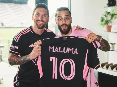 Lionel Messi sorprendió a Maluma en Miami: entregó particular mensaje