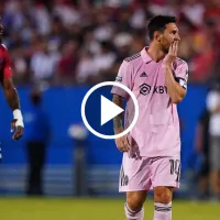 La furia de Messi: fuerte reacción de la Pulga en los goles de Dallas