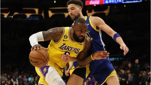 Klay Thompson y LeBron James