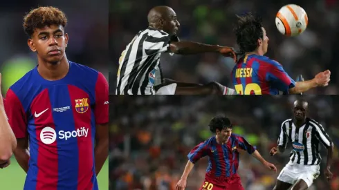 Lamine Yamal y Leo Messi.