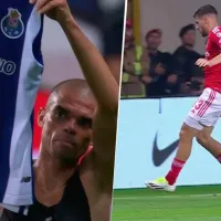 Se calentó Pepe: expulsado y realizó insólito gesto contra Benfica