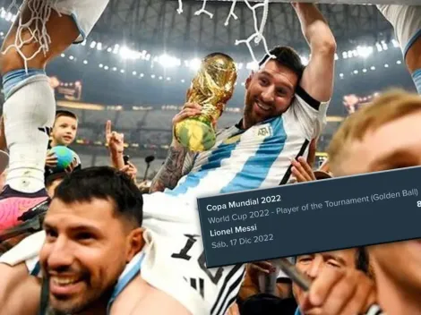 Agüero apostó por Messi en Qatar, ganó y recién se enteró