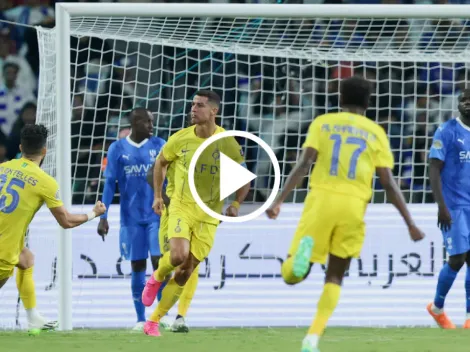 VIDEO: gol clave de CR7 en la final Al Nassr vs. Al Hilal