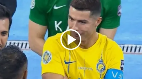 Cristiano Ronaldo y su llamativa reacción por no ganar un premio.