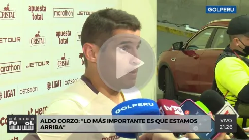 Corzo resta importancia a criticas sobre el juego de la "U"