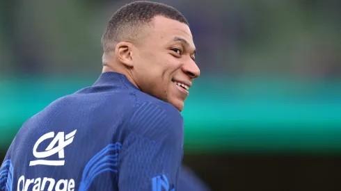 Kylian Mbappé volvió a trabajar con el equipo principal del PSG. Getty Images.