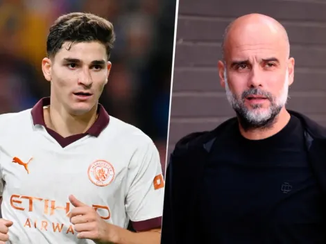 Guardiola confirmó "molestias" de Julián Álvarez