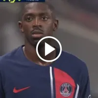 Ousmane Dembélé humilló a Gabriel Suazo con terrible caño en su primera pelota con PSG (VIDEO)
